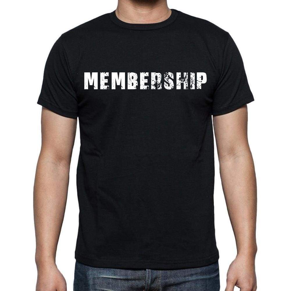 Membership Mens Short Sleeve Round Neck T-Shirt Black T-Shirt En