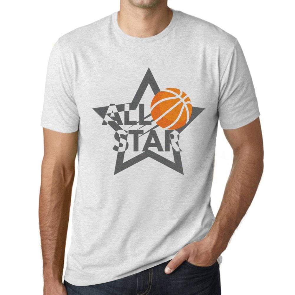 Mens Graphic T-Shirt All Star Basketball Vintage White - Vintage White / Xs / Cotton - T-Shirt