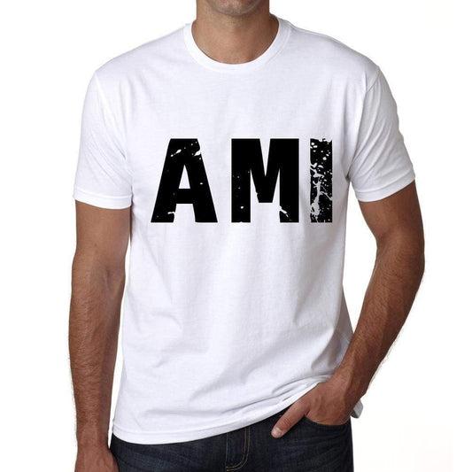 Mens Tee Shirt Vintage T Shirt Ami X-Small White 00559 - White / Xs - Casual