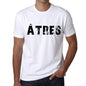 Mens Tee Shirt Vintage T Shirt Âtres X-Small White 00561 - White / Xs - Casual