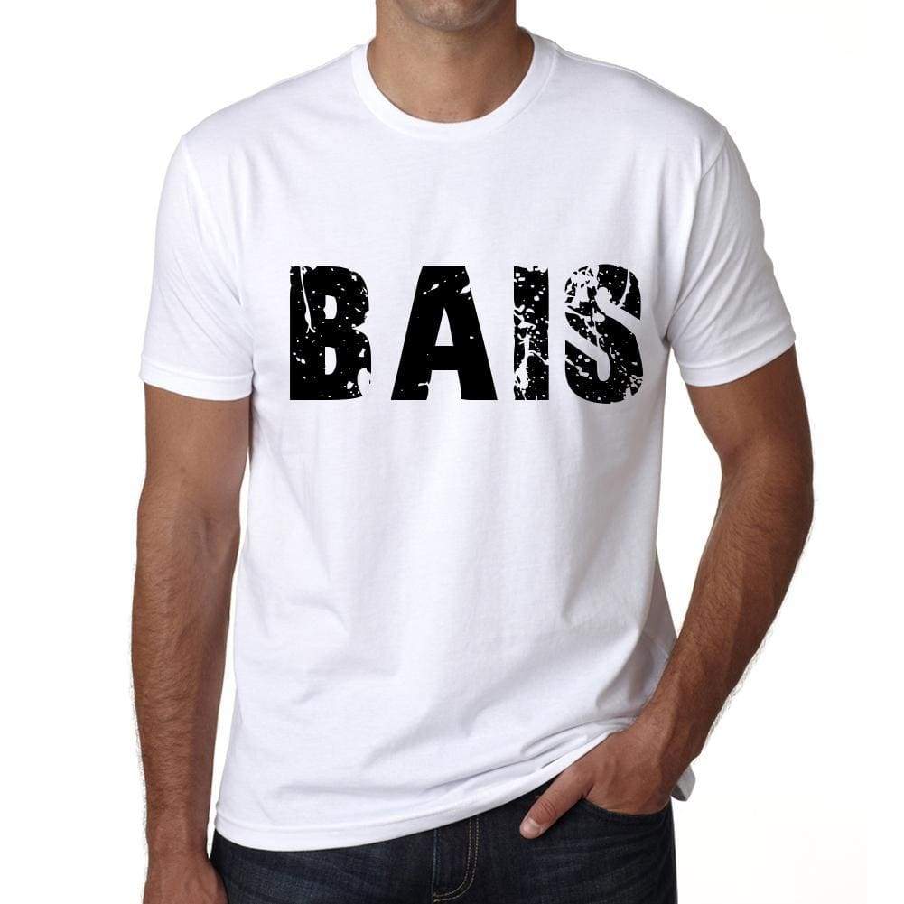 Mens Tee Shirt Vintage T Shirt Bais X-Small White 00560 - White / Xs - Casual