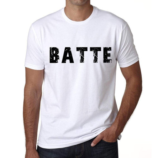 Mens Tee Shirt Vintage T Shirt Batte X-Small White 00561 - White / Xs - Casual