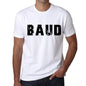 Mens Tee Shirt Vintage T Shirt Baud X-Small White 00560 - White / Xs - Casual