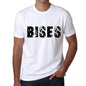 Mens Tee Shirt Vintage T Shirt Bises X-Small White 00561 - White / Xs - Casual