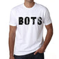 Mens Tee Shirt Vintage T Shirt Bots X-Small White 00560 - White / Xs - Casual