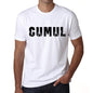 Mens Tee Shirt Vintage T Shirt Cumul X-Small White 00561 - White / Xs - Casual