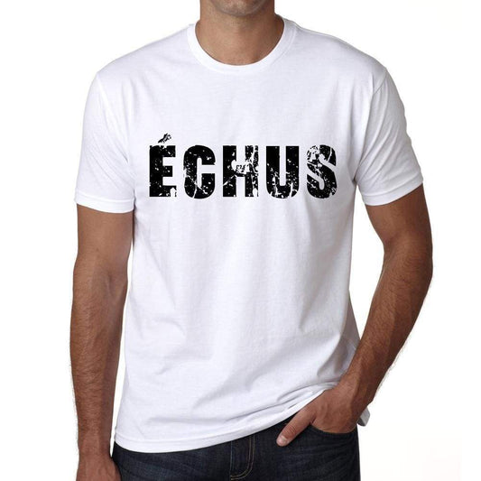 Mens Tee Shirt Vintage T Shirt Échus X-Small White 00561 - White / Xs - Casual