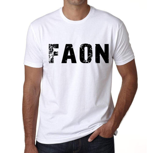 Mens Tee Shirt Vintage T Shirt Faon X-Small White 00560 - White / Xs - Casual
