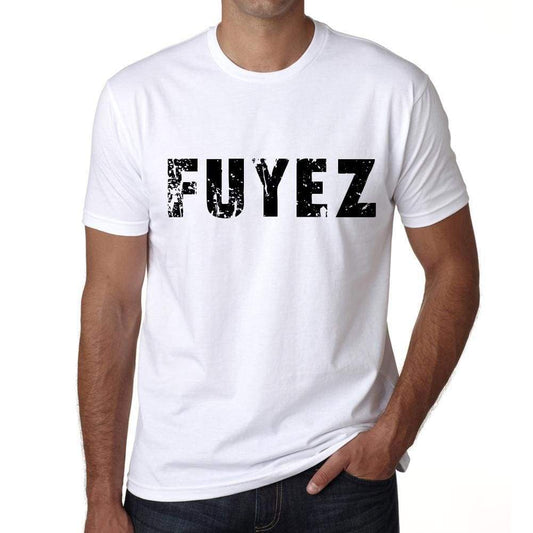 Mens Tee Shirt Vintage T Shirt Fuyez X-Small White 00561 - White / Xs - Casual
