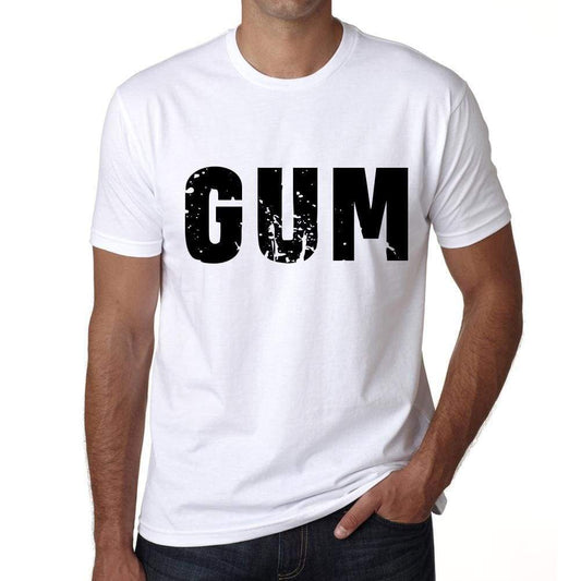 Mens Tee Shirt Vintage T Shirt Gum X-Small White 00559 - White / Xs - Casual