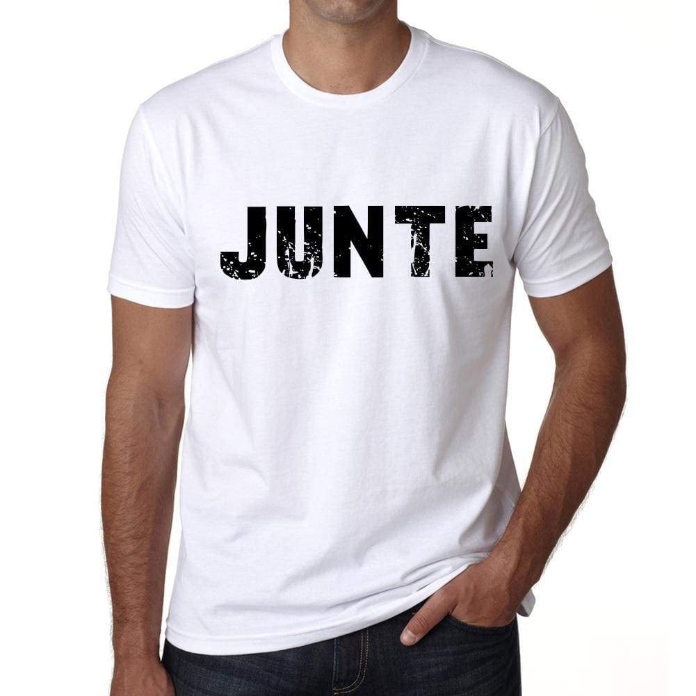 Mens Tee Shirt Vintage T Shirt Junte X-Small White 00561 - White / Xs - Casual