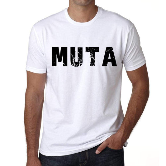 Mens Tee Shirt Vintage T Shirt Muta X-Small White 00560 - White / Xs - Casual