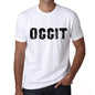 Mens Tee Shirt Vintage T Shirt Occit X-Small White - White / Xs - Casual
