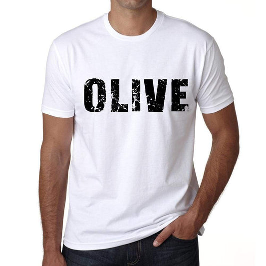 Mens Tee Shirt Vintage T Shirt Olive X-Small White - White / Xs - Casual