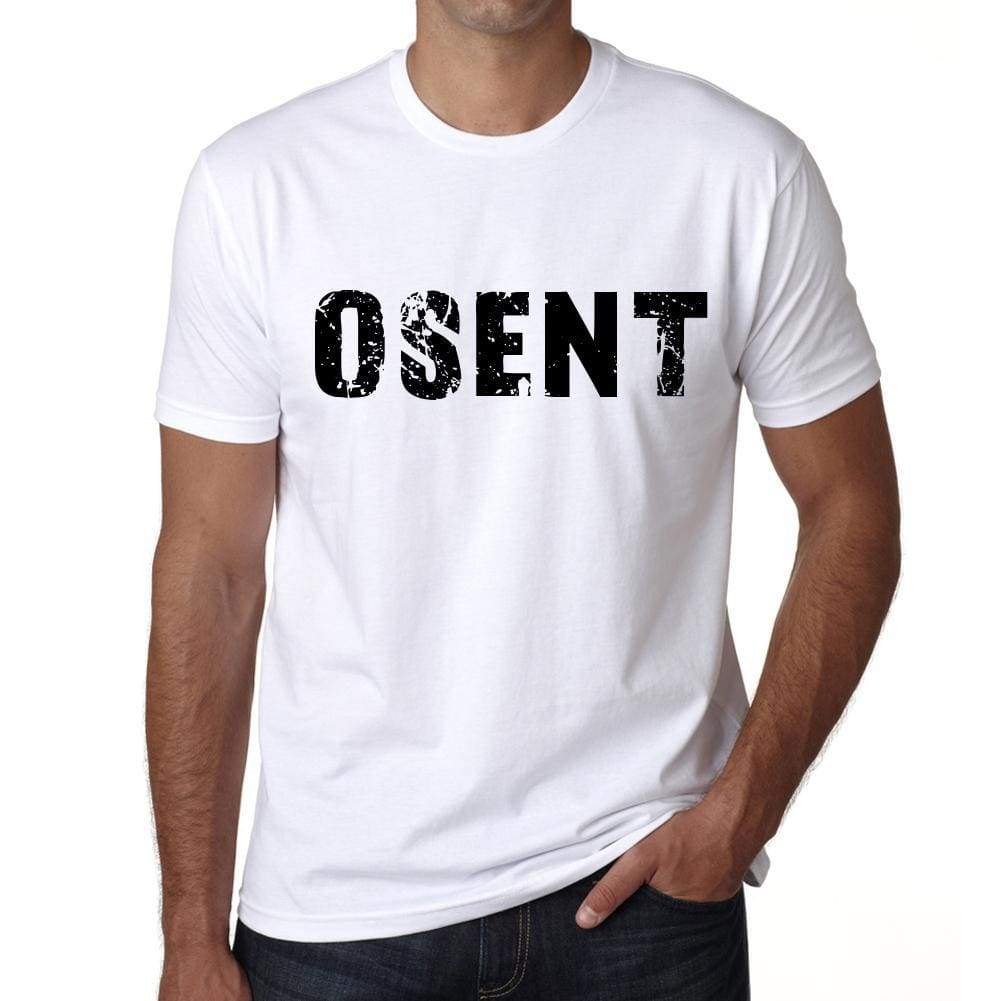 Mens Tee Shirt Vintage T Shirt Osent X-Small White - White / Xs - Casual