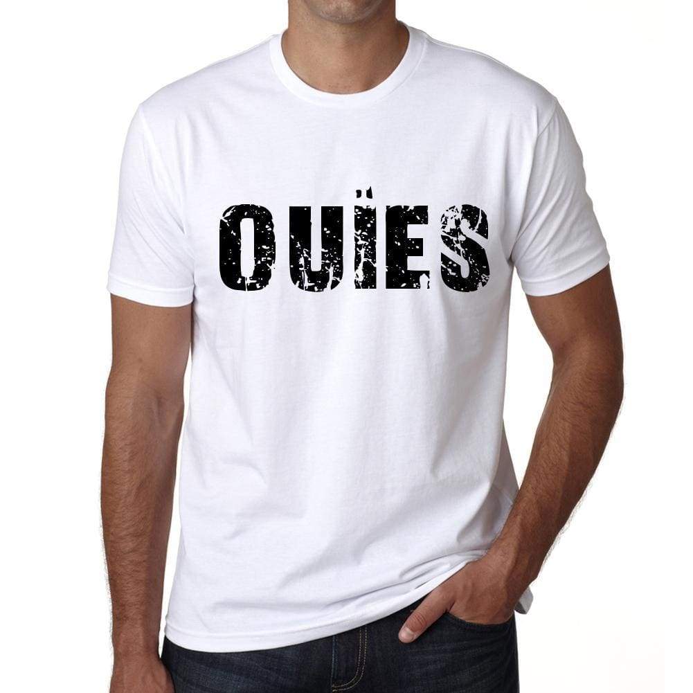 Mens Tee Shirt Vintage T Shirt Ouïes X-Small White - White / Xs - Casual