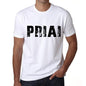 Mens Tee Shirt Vintage T Shirt Priai X-Small White - White / Xs - Casual