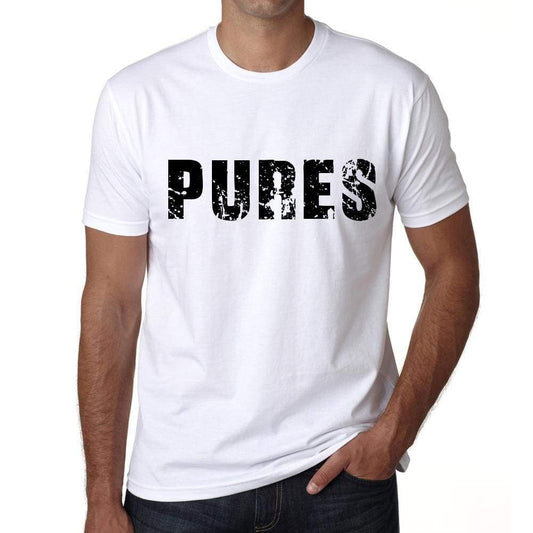 Mens Tee Shirt Vintage T Shirt Pures X-Small White - White / Xs - Casual