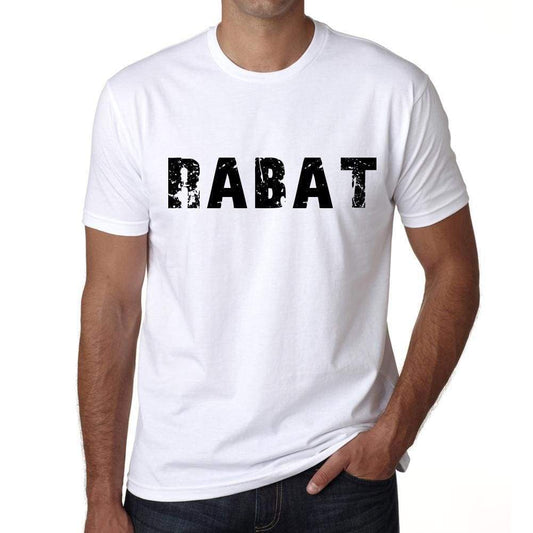 Mens Tee Shirt Vintage T Shirt Rabat X-Small White - White / Xs - Casual