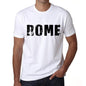 Mens Tee Shirt Vintage T Shirt Rome X-Small White 00560 - White / Xs - Casual
