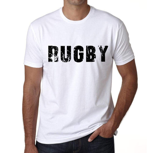 Mens Tee Shirt Vintage T Shirt Rugby X-Small White - White / Xs - Casual