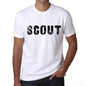 Mens Tee Shirt Vintage T Shirt Scout X-Small White - White / Xs - Casual