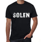Mens Tee Shirt Vintage T Shirt Solen X-Small Black 00558 - Black / Xs - Casual