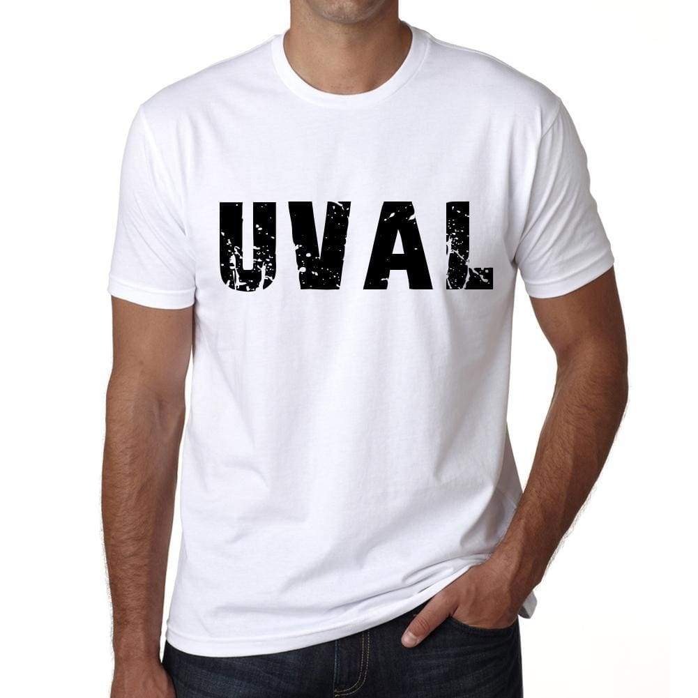 Mens Tee Shirt Vintage T Shirt Uval X-Small White 00560 - White / Xs - Casual