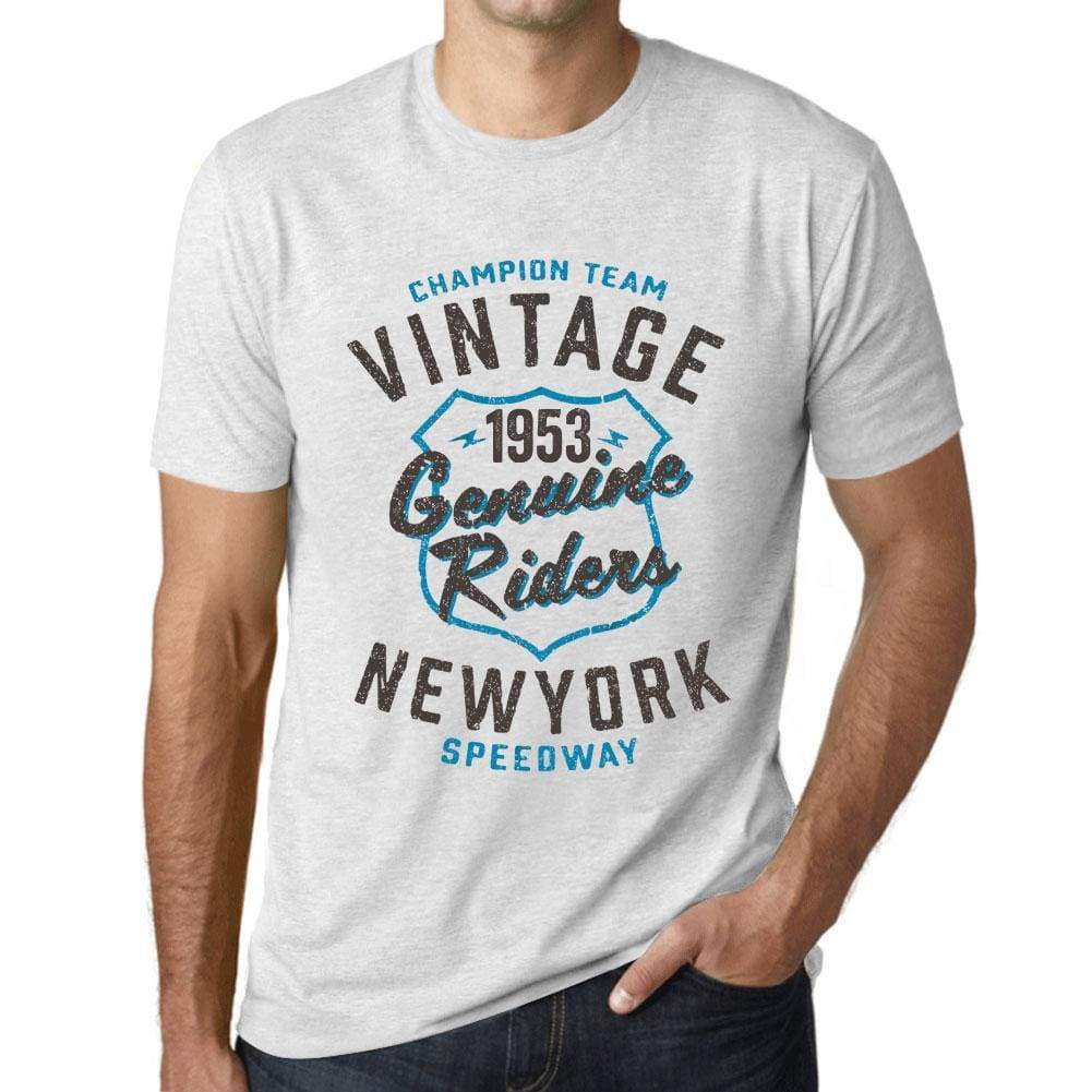 Mens Vintage Tee Shirt Graphic T Shirt Genuine Riders 1953 Vintage White - Vintage White / Xs / Cotton - T-Shirt