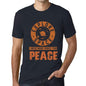 Mens Vintage Tee Shirt Graphic T Shirt I Need More Space For Peace Navy - Navy / Xs / Cotton - T-Shirt