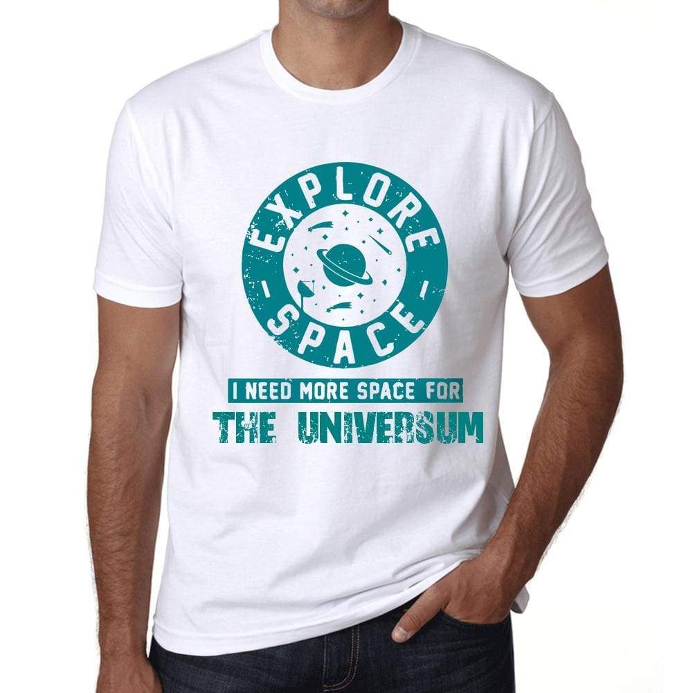 Mens Vintage Tee Shirt Graphic T Shirt I Need More Space For The Universum White - White / Xs / Cotton - T-Shirt