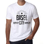 Mens Vintage Tee Shirt Graphic T Shirt Live It Love It Basel White - White / Xs / Cotton - T-Shirt