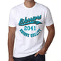 Mens Vintage Tee Shirt Graphic T Shirt Warriors Since 2041 White - White / Xs / Cotton - T-Shirt