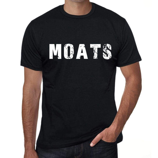 Moats Mens Retro T Shirt Black Birthday Gift 00553 - Black / Xs - Casual