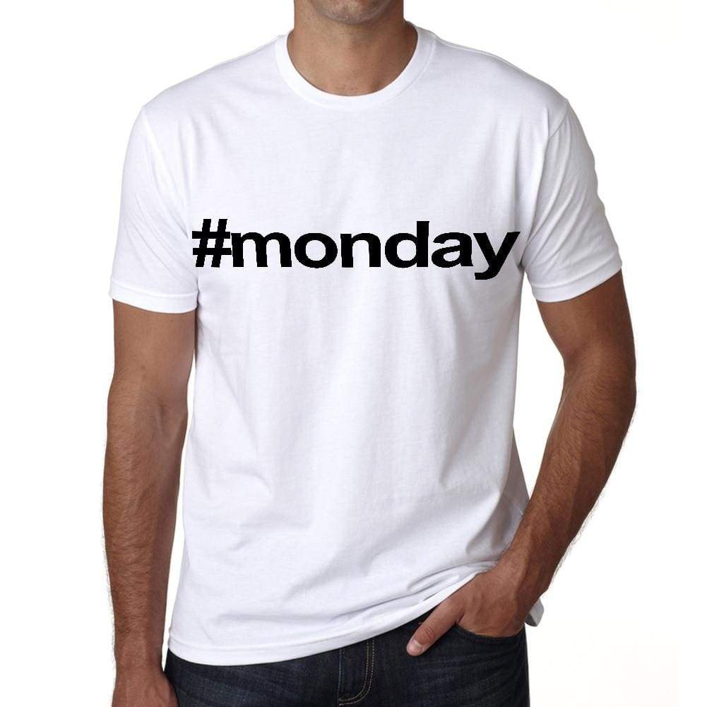 Monday Hashtag Mens Short Sleeve Round Neck T-Shirt 00076