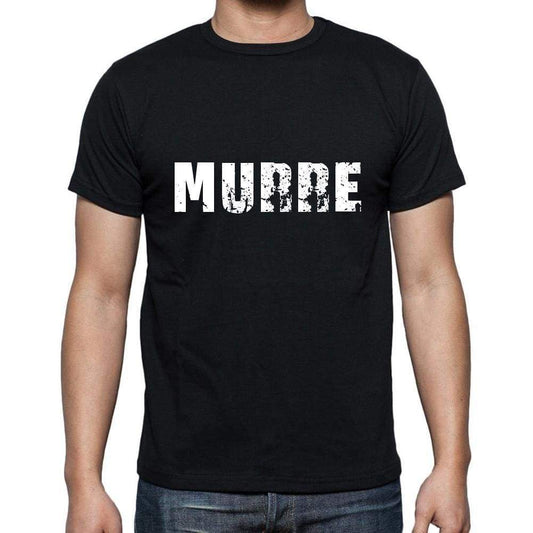 Murre Mens Short Sleeve Round Neck T-Shirt 5 Letters Black Word 00006 - Casual