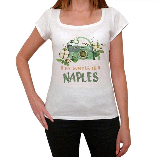 Naples Womens Short Sleeve Round Neck T-Shirt 00073 - Casual