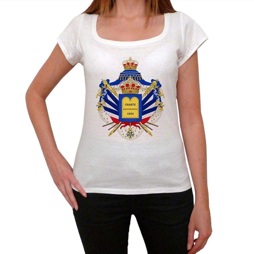 National emblem of France 1 <span>Women's</span> <span><span>Short Sleeve</span></span> Scoop Neck Tee 00171 - ULTRABASIC