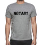 Notary Grey Mens Short Sleeve Round Neck T-Shirt 00018 - Grey / S - Casual