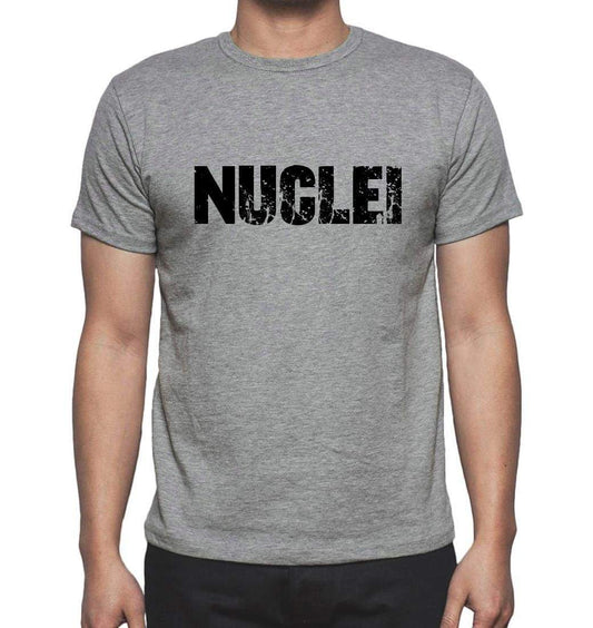 Nuclei Grey Mens Short Sleeve Round Neck T-Shirt 00018 - Grey / S - Casual