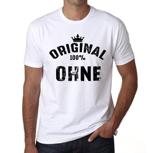 Ohne Mens Short Sleeve Round Neck T-Shirt - Casual