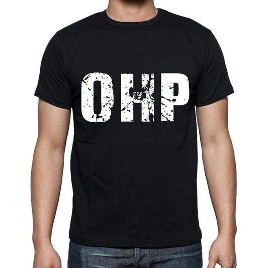 Ohp Men T Shirts Short Sleeve T Shirts Men Tee Shirts For Men Cotton Black 3 Letters - Casual