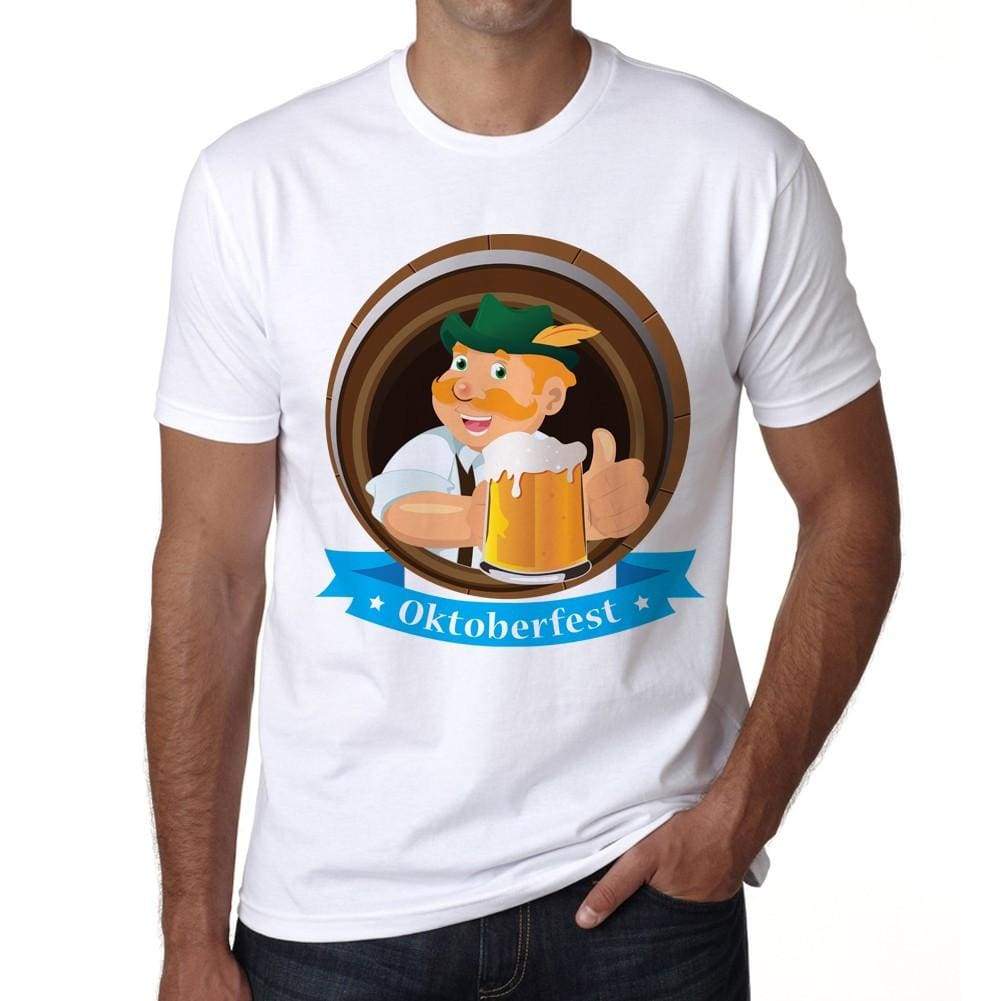 Oktoberfest 4 Oktoberfest T-Shirt Mens White Tee 100% Cotton 00179