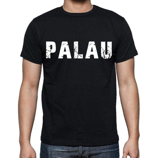 Palau T-Shirt For Men Short Sleeve Round Neck Black T Shirt For Men - T-Shirt