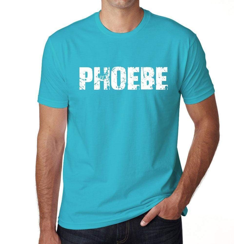 Phoebe Mens Short Sleeve Round Neck T-Shirt - Blue / S - Casual