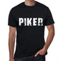 Piker Mens Retro T Shirt Black Birthday Gift 00553 - Black / Xs - Casual
