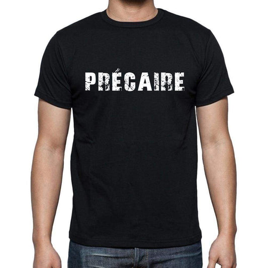 Précaire French Dictionary Mens Short Sleeve Round Neck T-Shirt 00009 - Casual