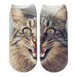 SexeMara New Design 3D Cat Print Women Unisex Christmas Socks Meias Cat Face 3D Printed Female Sock Harajuku Pet Cute Ankle Soc