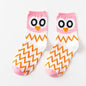 Fashion woman funny owl woman cotton socks Korean female style happy cute animal cartoon ankle socks