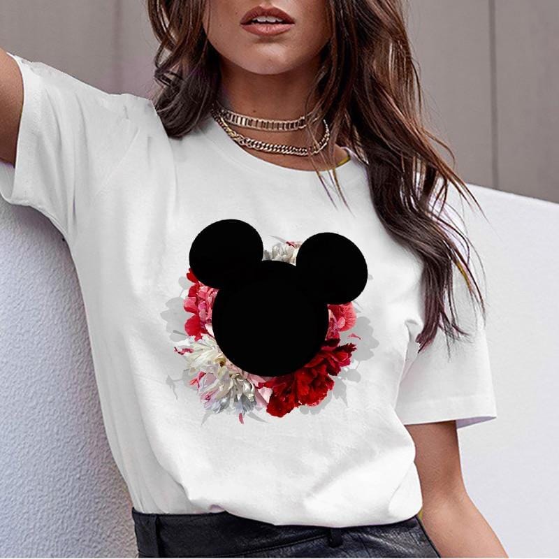 FIXSYS Summer Women Tops t-shirt Graphic Tee Shirt Femme Harajuku T Shirt casual short sleeve t-shirt fashion lady Streetwear